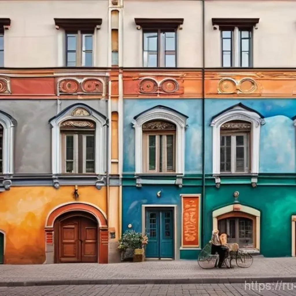 벽화와 지역 주민의 관계 - **Prompt:** A vibrant, detailed mural covering a large, formerly grey concrete wall in a historic Mo...